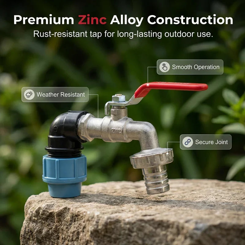 🚰 LIMITED-TIME 50% OFF! 💧 IBC Tank Fitting Set – Leak-Proof, Zinc Alloy Tap, Tool-Free, Complete ✨