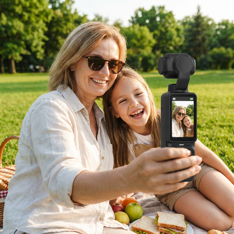 📸✨【Limited Edition – 50% Off】Pocket camera with flip-up display – Take perfect selfies 📱💄 and share them instantly, no editing required