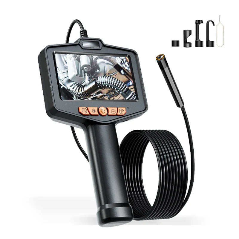 🥳2026 HOT SALE🥳💞50K+ SOLD!📱🔍 50% OFF! Industrial Endoscope – 4.3″ IPS screen, IP67 waterproof. Semi‑rigid cable, adjustable LED. See inside pipes & engines. 🔧✨