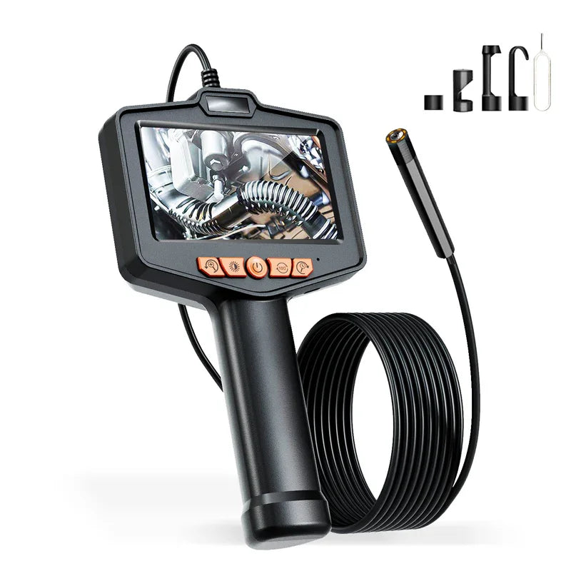 🥳2026 HOT SALE🥳💞50K+ SOLD!📱🔍 50% OFF! Industrial Endoscope – 4.3″ IPS screen, IP67 waterproof. Semi‑rigid cable, adjustable LED. See inside pipes & engines. 🔧✨