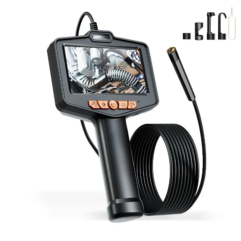 🥳2026 HOT SALE🥳💞50K+ SOLD!📱🔍 50% OFF! Industrial Endoscope – 4.3″ IPS screen, IP67 waterproof. Semi‑rigid cable, adjustable LED. See inside pipes & engines. 🔧✨