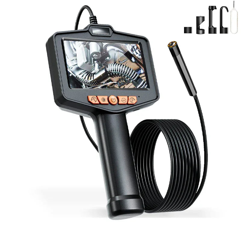 🥳2026 HOT SALE🥳💞50K+ SOLD!📱🔍 50% OFF! Industrial Endoscope – 4.3″ IPS screen, IP67 waterproof. Semi‑rigid cable, adjustable LED. See inside pipes & engines. 🔧✨