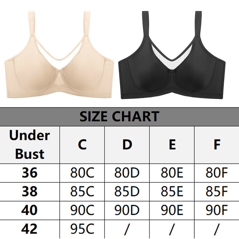 🔥Last Day Special Offer💐Women's Elegant Sheer Full Coverage Plus Size Bra