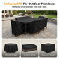 🛡️ Outdoor Dust-Proof and Water-Resistant Cover – Heavy-Duty, Windproof & All-Weather Furniture Protection ✨