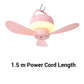 🥳2026 HOT SALE🥳💞50K+ SOLD!🏕️💤 50% OFF! Rechargeable Hanging Fan with LED Light – Silent breeze, soft night glow. Hooks anywhere, 1.5m cord. Sleep cool under canvas! 🌙✨