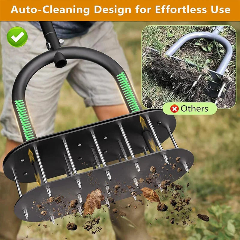 🎁2026 New Arrivals 50% OFF💥 Heavy-Duty Lawn Coring Aerator – Removes soil plugs & boosts root growth 🌱🏡【Limited Time】