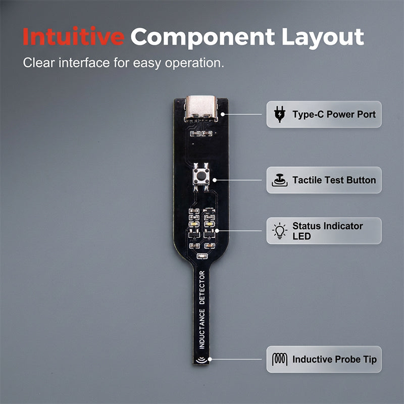 🔍 USB-C Inductance Detector Pen ✅ Fast Fault Detection & LED Indicator | Easy Mainboard Testing ⚡