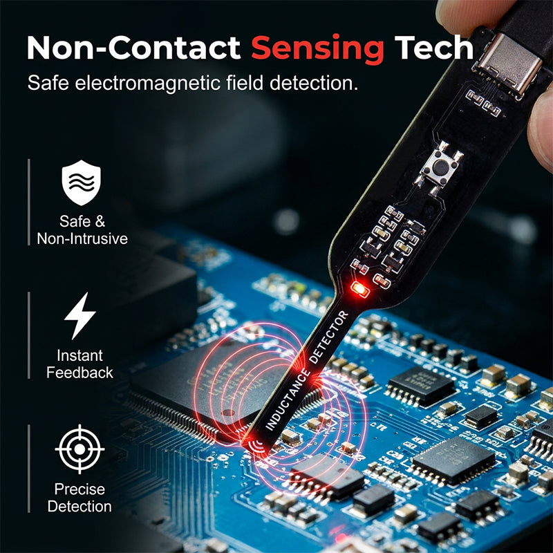 🔍 USB-C Inductance Detector Pen ✅ Fast Fault Detection & LED Indicator | Easy Mainboard Testing ⚡