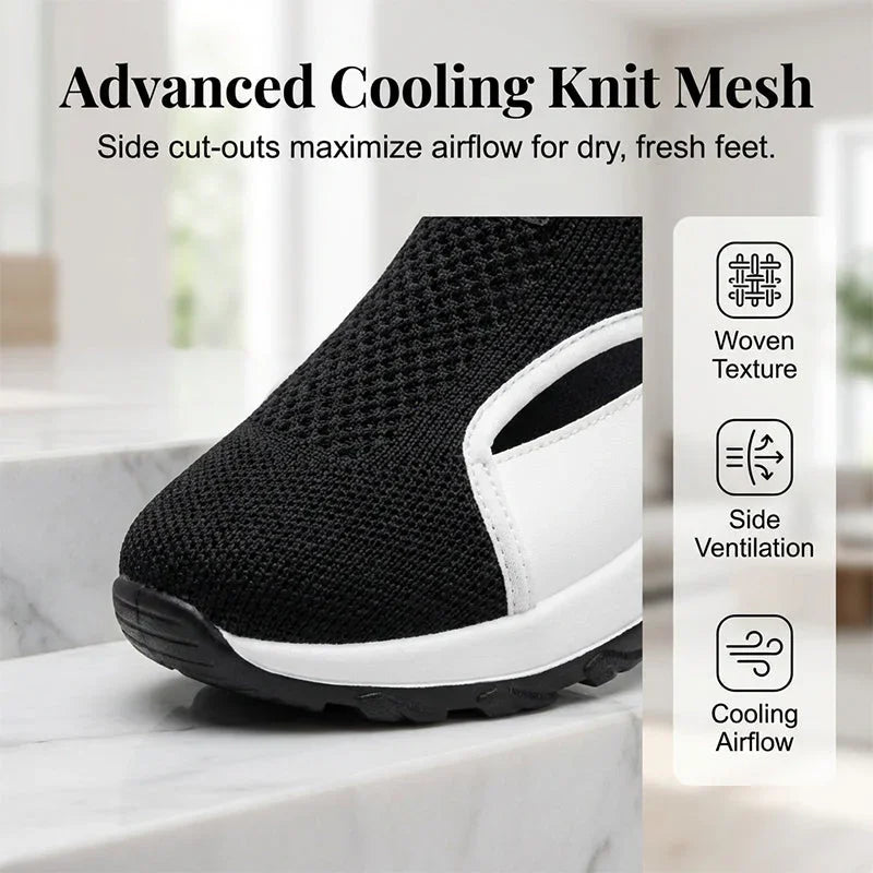 📢📢40% OFF !! ⏰Breathable Cut-out Slip-On Shoes for Women