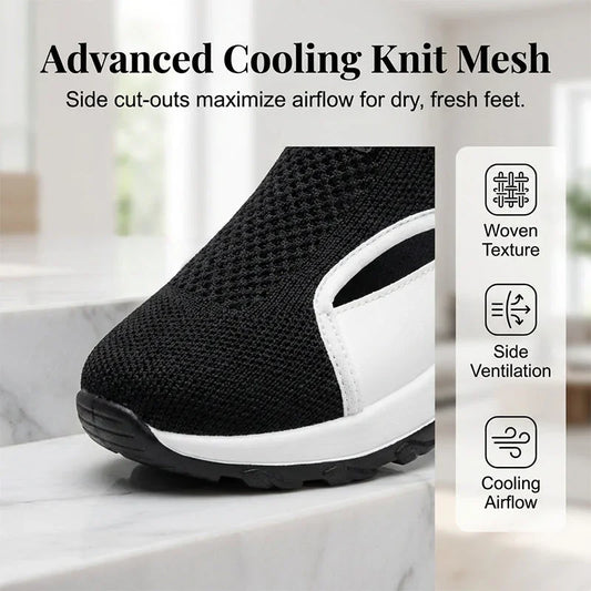 📢📢40% OFF !! ⏰Breathable Cut-out Slip-On Shoes for Women