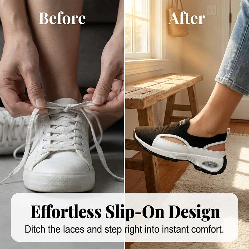 📢📢40% OFF !! ⏰Breathable Cut-out Slip-On Shoes for Women