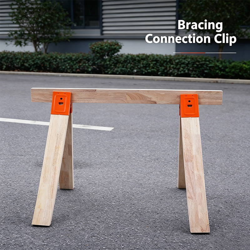 🛠️ LIMITED-TIME 50% OFF! ✨ Sawhorse Bracket – Heavy-Duty, Down Clamp, Anti-Slip, Steel ✨