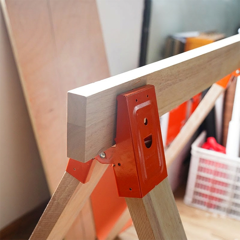 🛠️ LIMITED-TIME 50% OFF! ✨ Sawhorse Bracket – Heavy-Duty, Down Clamp, Anti-Slip, Steel ✨