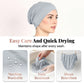 👒 Buy 1 Get 1 FREE!🌸 Soft Stretch Turban Cap – Milk Silk Fabric & Anti-Slip Fit – Hair Volume Concealer – Multi-Use Under Scarf 🧣