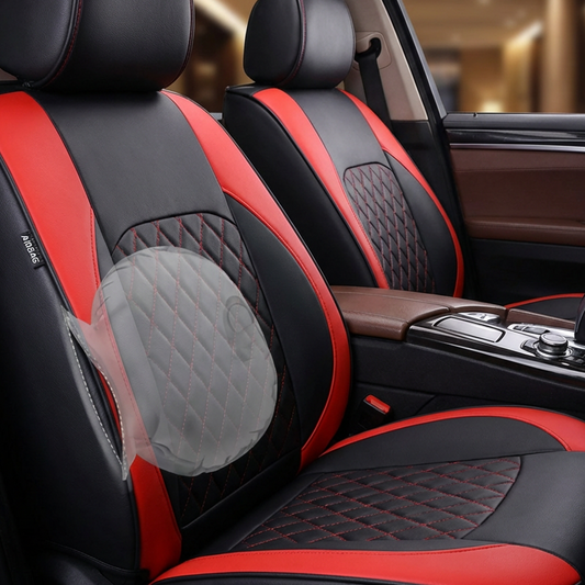 🎉 2026 Sale — Over 36,400 Sold 🚗 9-Piece Quilted Faux Leather Seat Covers – Car Interior Accessory ⏰