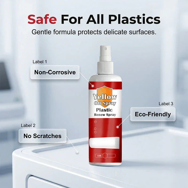 🔥Buy 2 Get 1 Free🎁Plastic Renew Yellow-Off Spray Cleaner