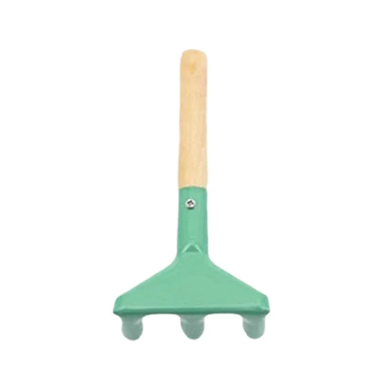 6-Piece Gardening Tool Set with Wooden Handles