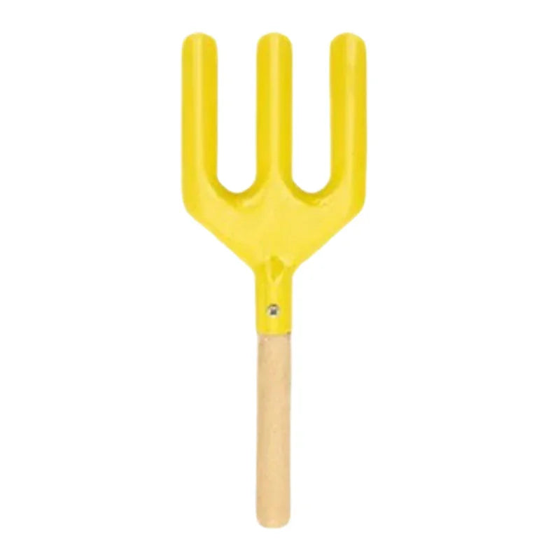 6-Piece Gardening Tool Set with Wooden Handles
