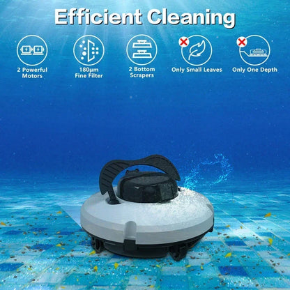 🤖50% OFF🌊 Pool Cleaning Robot | Cordless · Powerful Suction · Smart Navigation · One-Touch Start · Easy-to-Remove Filter Basket