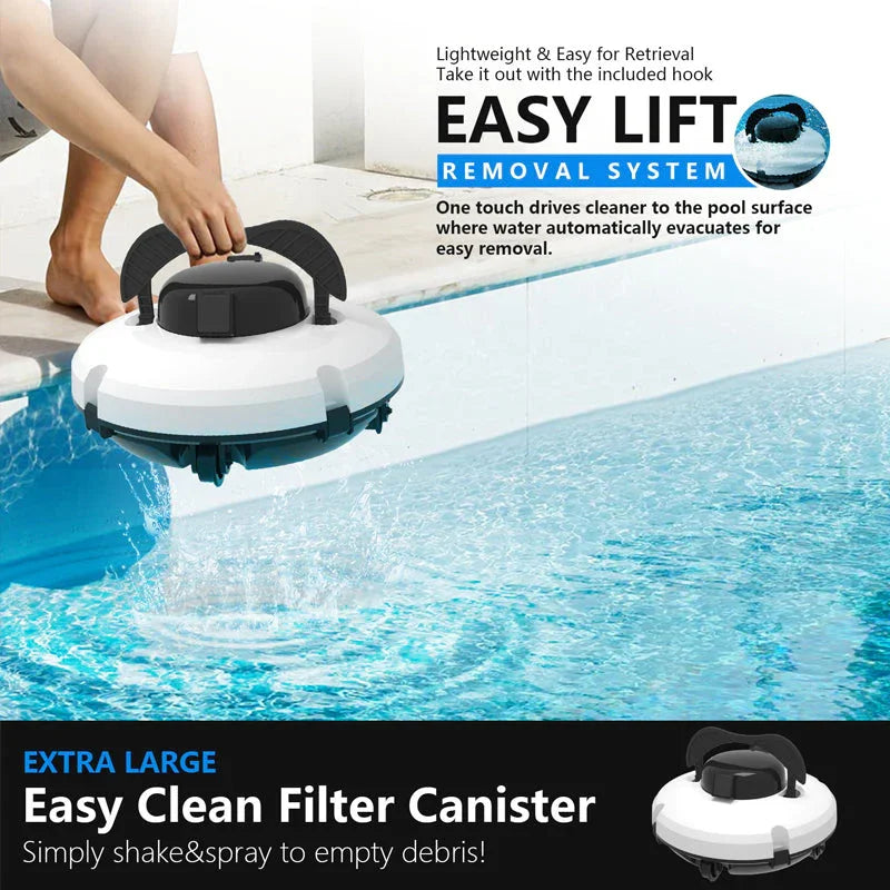 ⏰🔥50% OFF! 🤖 Pool Cleaning Robot – Cordless, Powerful, Smart & Effortless Cleaning 🌊✨