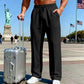 ⏰🔥LIMITED TIME 50% OFF!🔥50K+ SOLD!Men's Elastic Waist Drawstring Straight Leg Pants