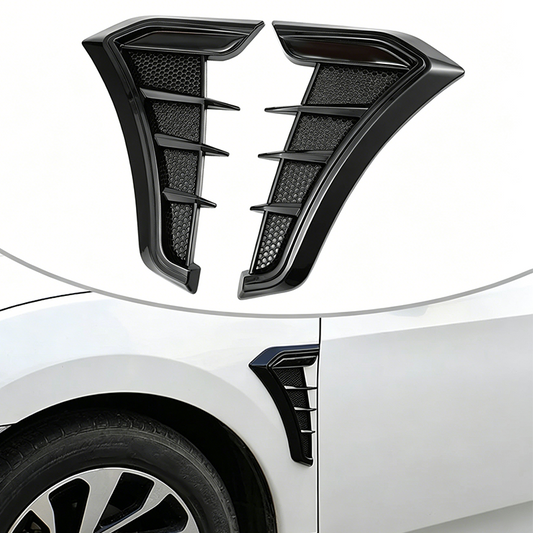 🏎️ 50% OFF When You Buy 2!🔥 Car Side Fender Vents Stickers – Sporty Design & Scratch Cover – Universal TPU Decorative Trim ✨