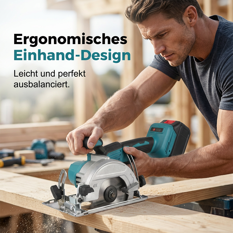 ⚡🛠️ 49% DISCOUNT! High-speed cordless circular saw with brushless motor – Powerful, cordless & precise