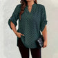 📢📢50% OFF !! ⏰Women's Geometric Print V-Neck Blouse