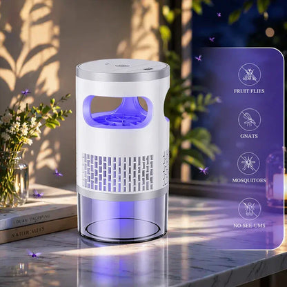 🎁2026 New Arrivals 48% OFF💥 50K+ SOLD!🔥Indoor LED Bug Zapper – Bionic UV Light Trap & Night Light – Quiet & Safe for Bedroom – Chemical-Free Mosquito Killer 💡