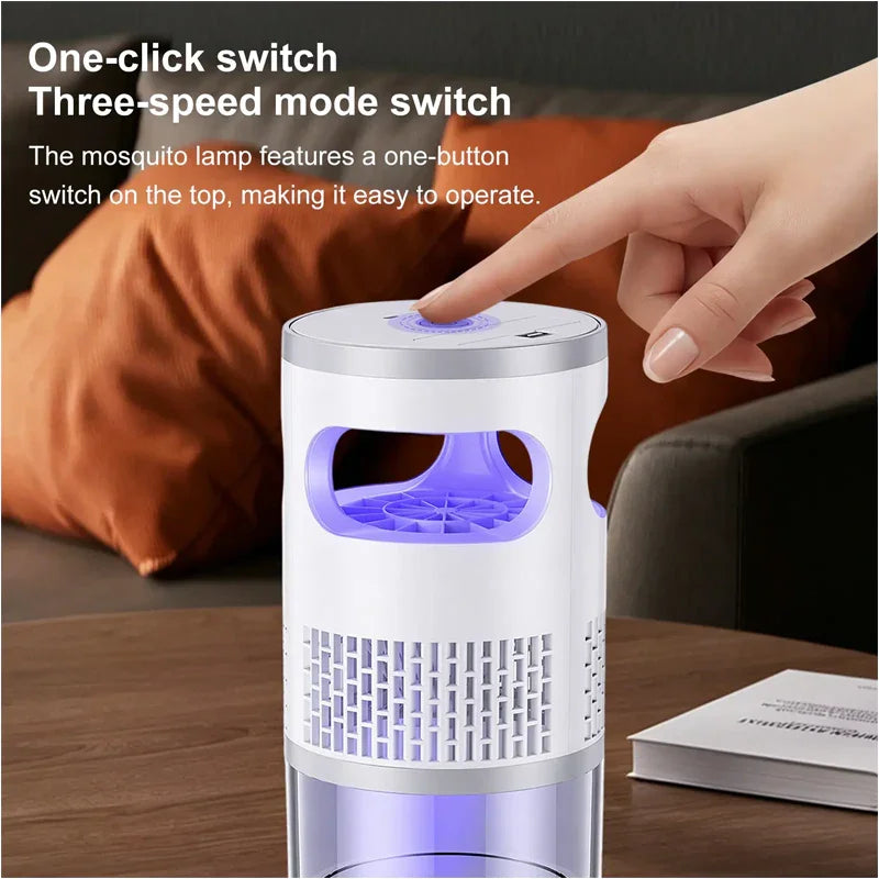 🎁2026 New Arrivals 48% OFF💥 50K+ SOLD!🔥Indoor LED Bug Zapper – Bionic UV Light Trap & Night Light – Quiet & Safe for Bedroom – Chemical-Free Mosquito Killer 💡