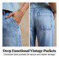 📢📢50% OFF !! ⏰Women's High Waisted Cropped Barrel Jeans
