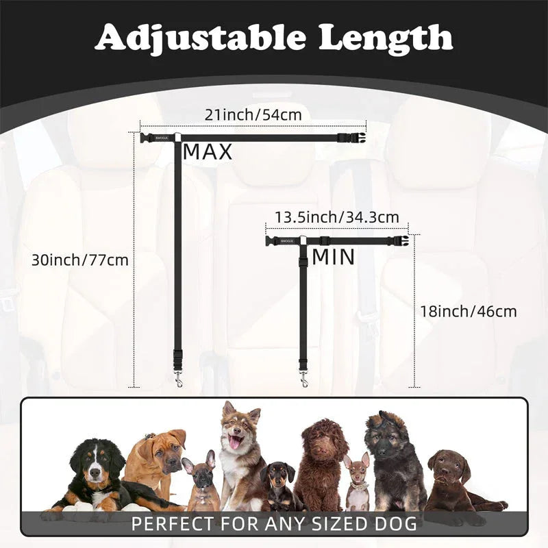 🔥Buy more save more🎁2-in-1 Dog Car Seat Belt & Walking Leash