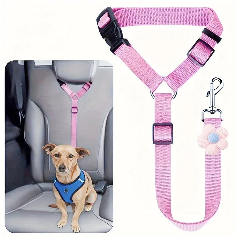 🔥Buy more save more🎁2-in-1 Dog Car Seat Belt & Walking Leash