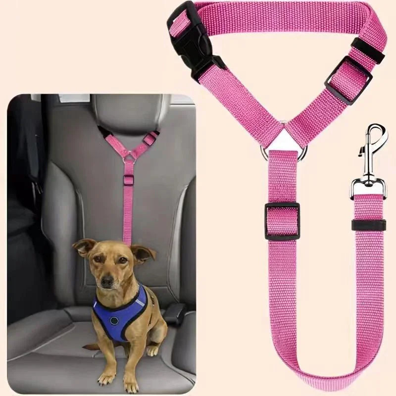 🔥Buy more save more🎁2-in-1 Dog Car Seat Belt & Walking Leash