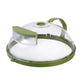 Clear Microwave Splatter Cover with Water Steamer and Handle