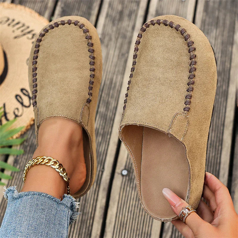 ⏰🔥LIMITED TIME 50% OFF!🔥50K+ SOLD! 🔥👠 Women's Wide Closed-Toe Mule Slippers