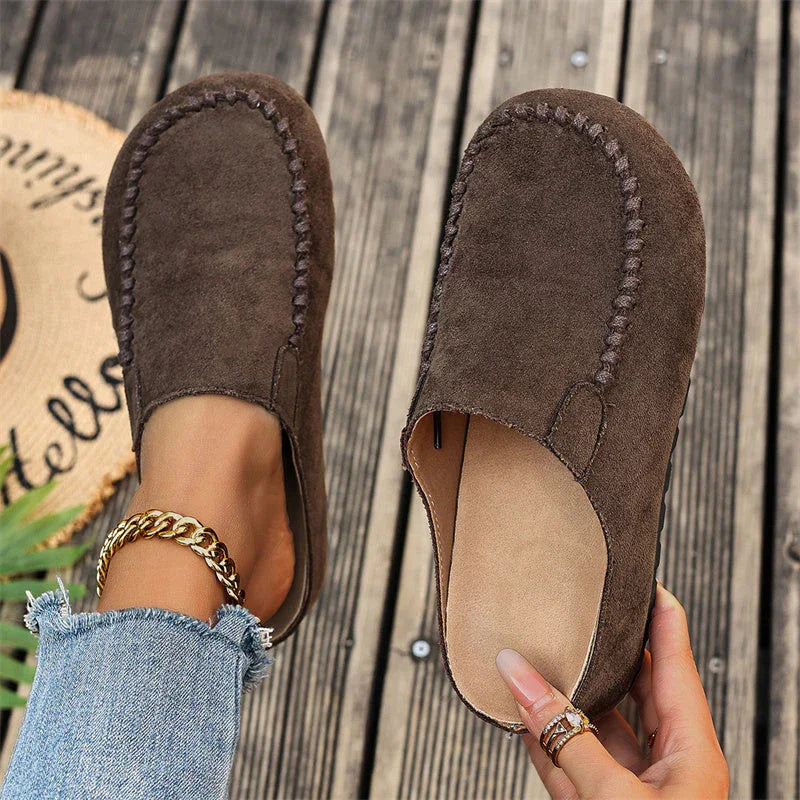 ⏰🔥LIMITED TIME 50% OFF!🔥50K+ SOLD! 🔥👠 Women's Wide Closed-Toe Mule Slippers