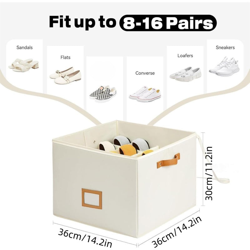 👟 2026 Sale — Over 31,000 Sold! 📦 Foldable Shoe Storage Box – Clear Lid, Clutter Gone ✨