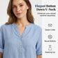 👗 LIMITED-TIME 50% OFF! ✨ Women's V-Neck Tunic Dress – Button Down, 12 Colors, Plus Size 🌸