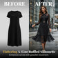 ⏰🔥LIMITED TIME 50% OFF!🔥50K+ SOLD!Elegant Polka Dot Tie-Neck Midi Dress 