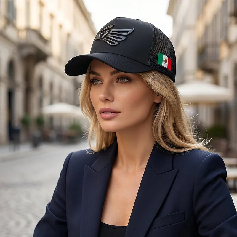 Unisex Baseball Cap with Mexican Eagle Label