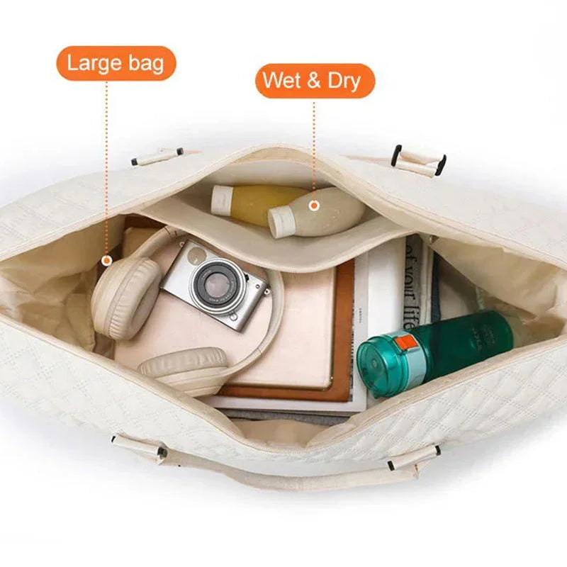 ⏰🔥LIMITED TIME 50% OFF!🔥50K+ SOLD!Large Capacity Travel Bag Set with Wet and Dry Separation