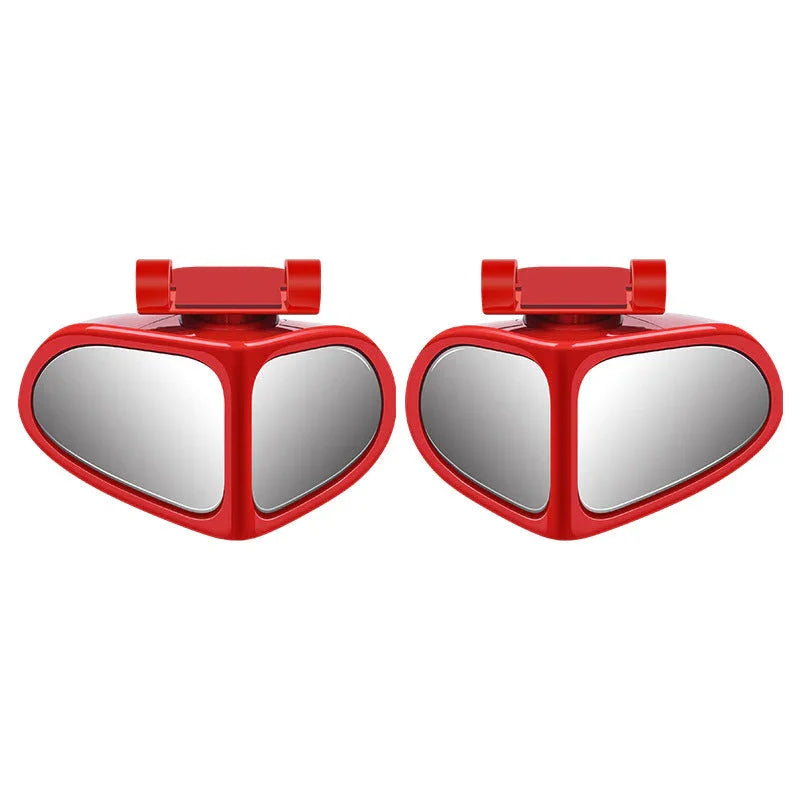 🚗 Blind Spot Mirror with Dual Wide View – 360° Adjustable, HD Glass, Weatherproof – Eliminate Curb Rash & Improve Parking Safety (1 or 2 Pack)