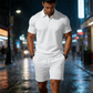 🔥While Supplies Last 50% OFF!🎉 Men's Summer 2-Piece Polo & Shorts Set