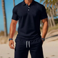 🔥While Supplies Last 50% OFF!🎉 Men's Summer 2-Piece Polo & Shorts Set