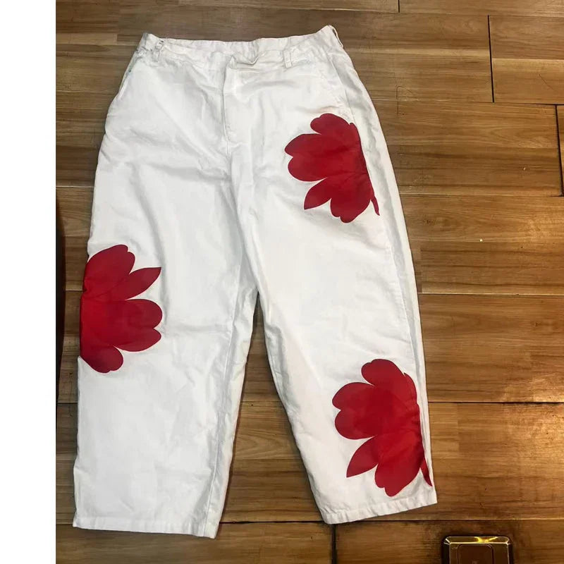 👖 LIMITED-TIME 50% OFF! ✨ Women's Floral Wide-Leg Jeans – Unique Appliqué, Soft, 6 Colors 🌸