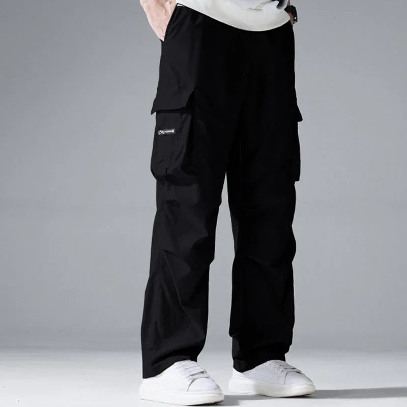Men's Casual Cargo Pants with Multi-Pockets