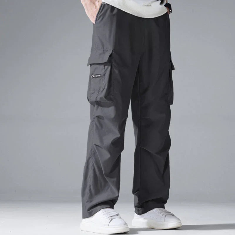Men's Casual Cargo Pants with Multi-Pockets