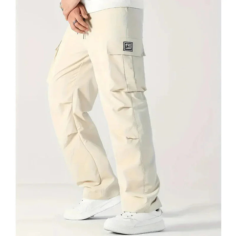 Men's Casual Cargo Pants with Multi-Pockets