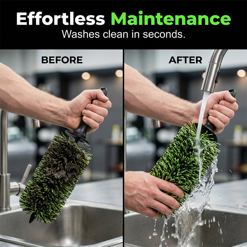⏰🔥LIMITED TIME 50% OFF!🔥50K+ SOLD!🧹 Extra-Long Wheel Barrel Brush — Reaches Deep Inside Alloy Wheels for a Complete Clean